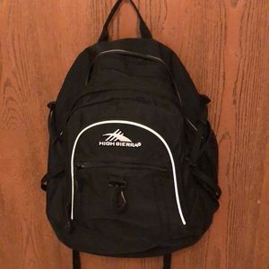 High Sierra Black Backpack